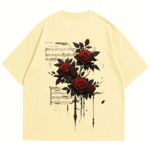 Graphic Tee - Crimson Symphony